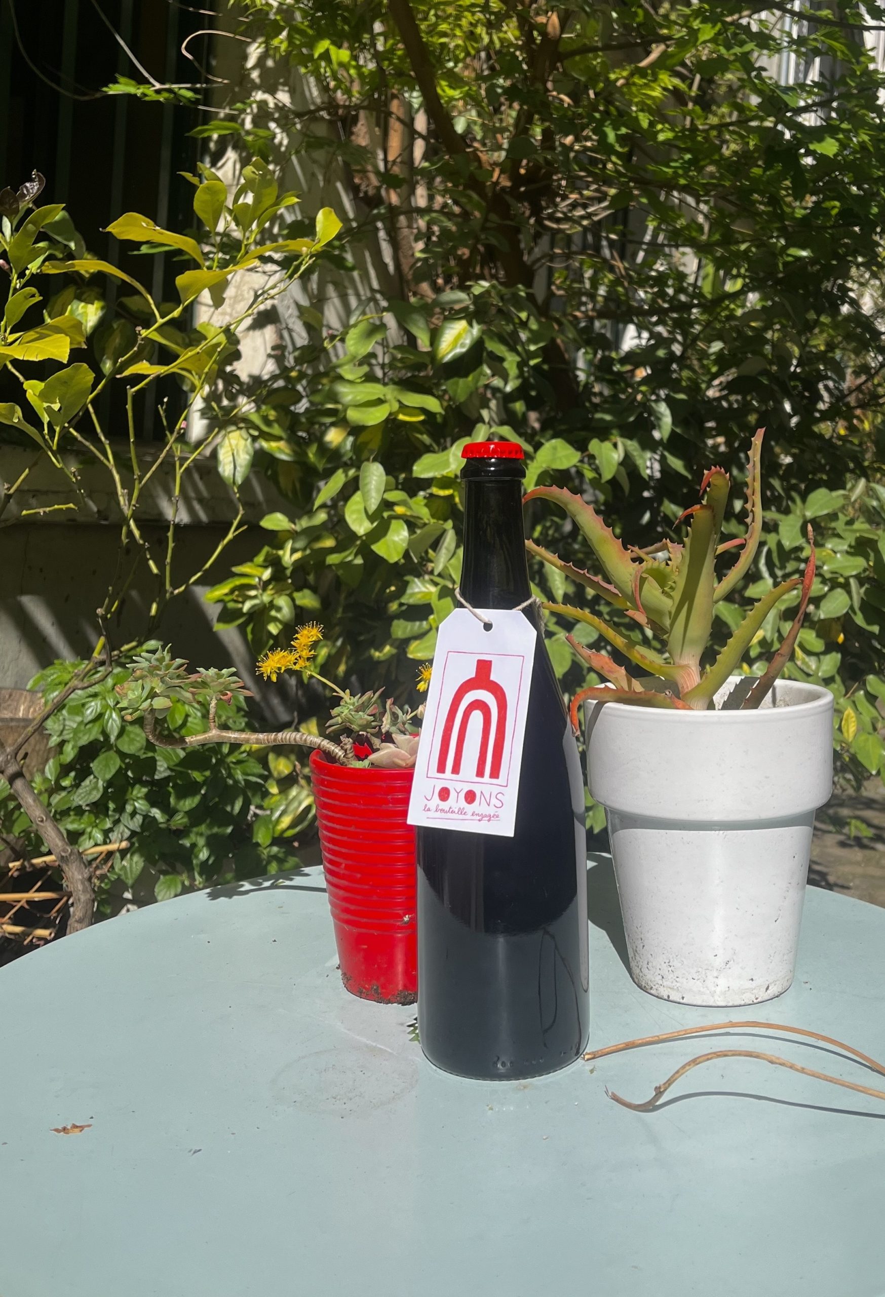 Joyons réemploi vin bouteilles